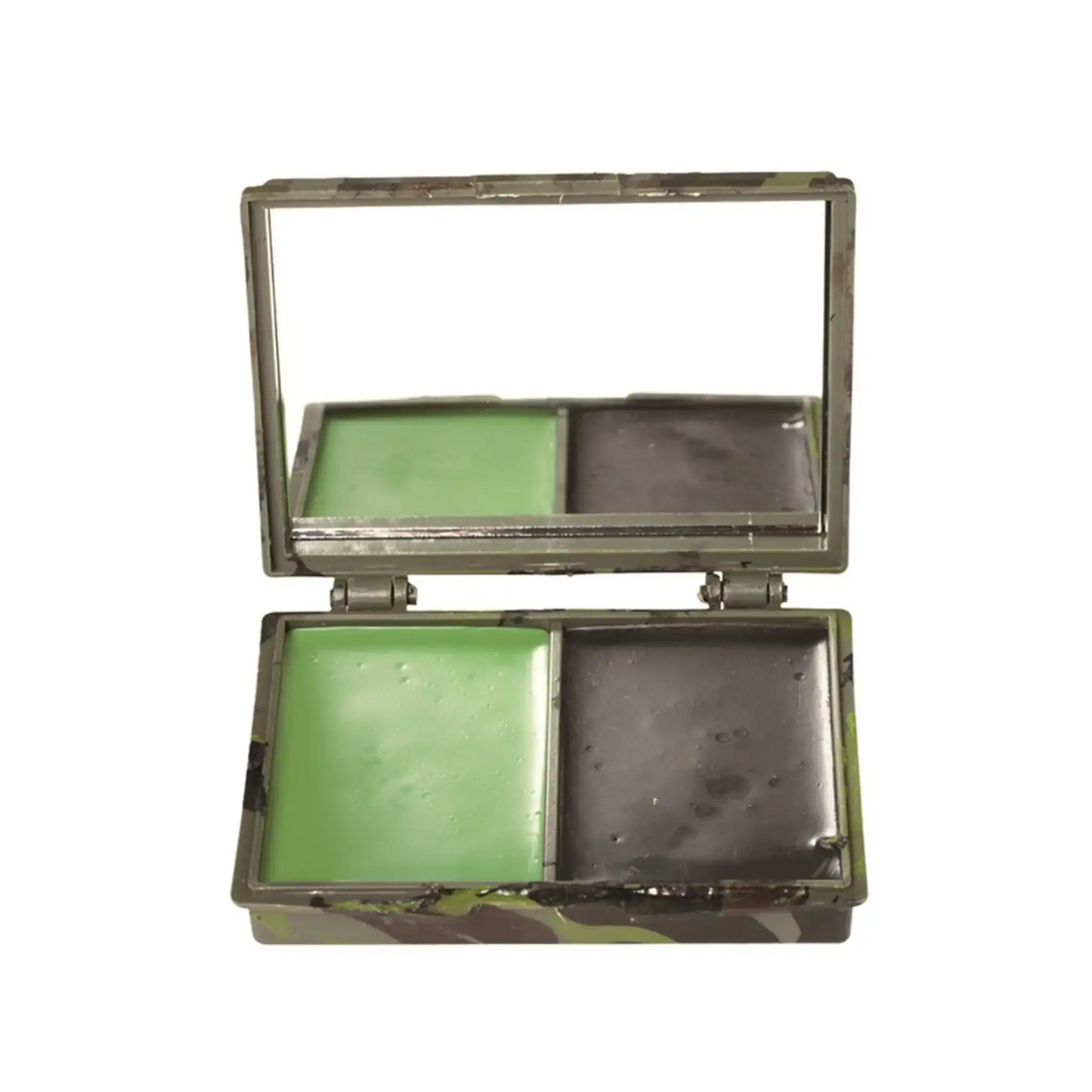 Trousse de maquillage de camouflage 2 couleurs avec miroir
