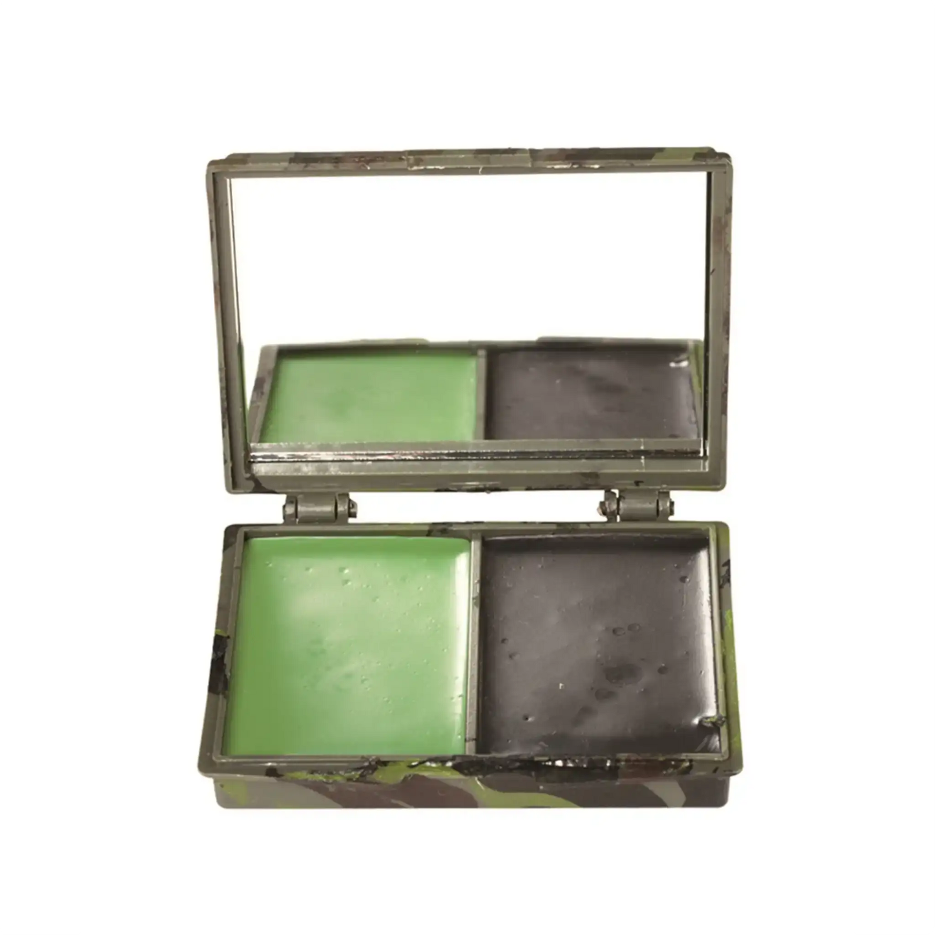 Trousse de maquillage de camouflage 2 couleurs avec miroir