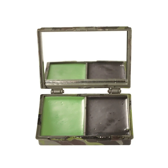 Trousse de maquillage de camouflage 2 couleurs avec miroir