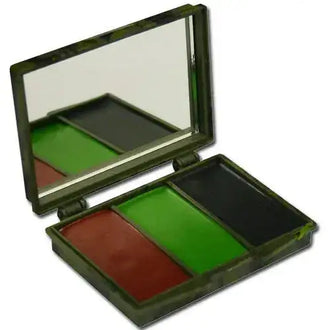 Set de maquillage de camouflage 3 couleurs avec miroir