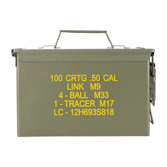 Boîte à munitions US en acier M2A1 .50