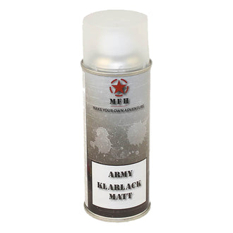 Bombe de peinture Army 400 ml Vernis incolore mat
