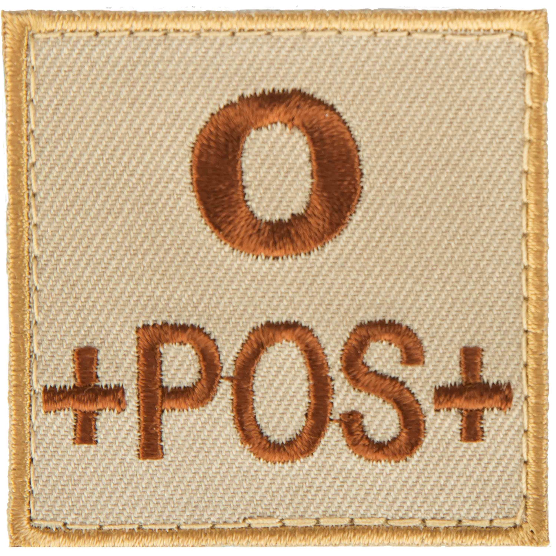 Patch groupe sanguin O positif
