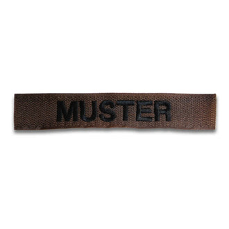 Bandes patronymiques lot de 5 coyote brun
