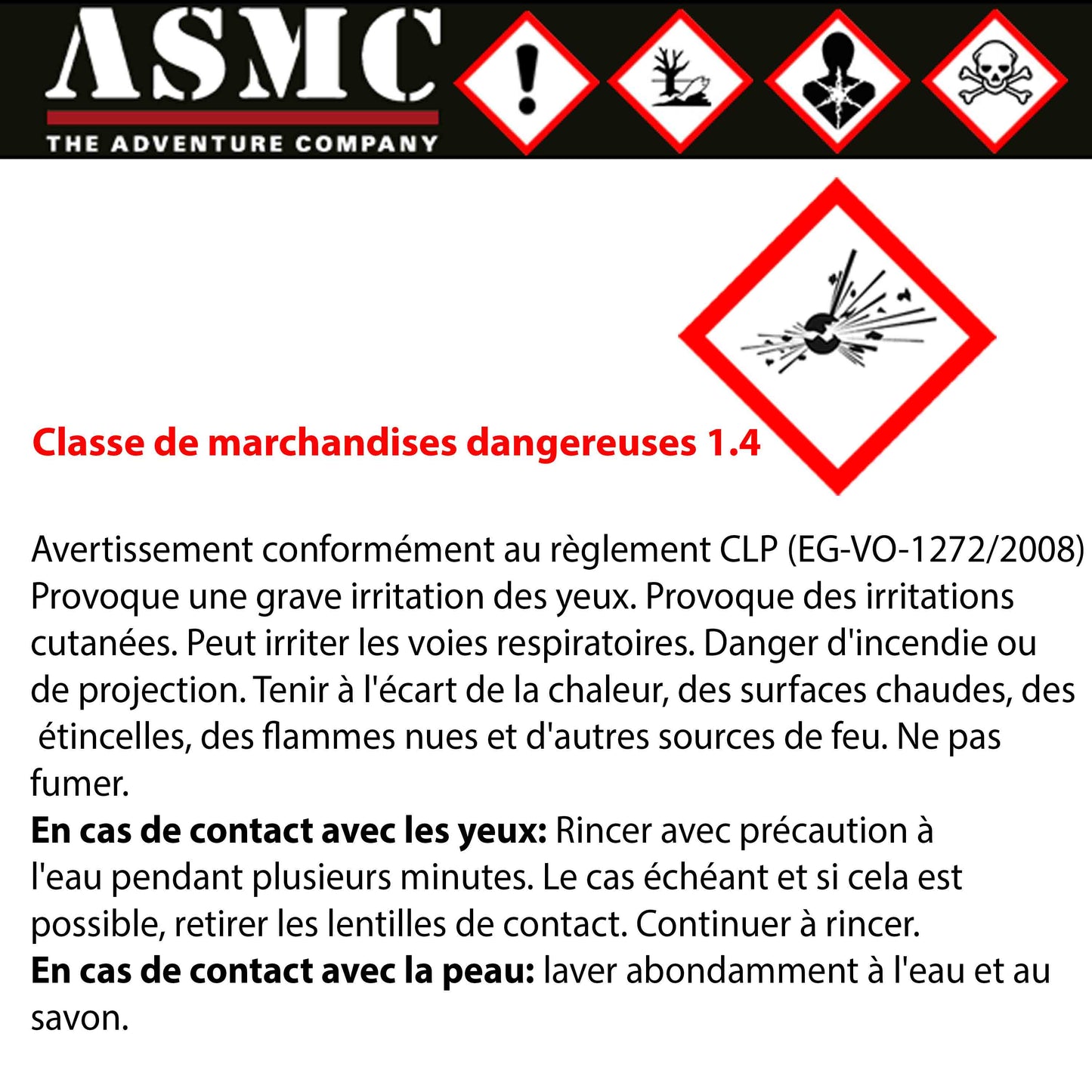 Grenade fumigène SX-11 Wire Pull blanc