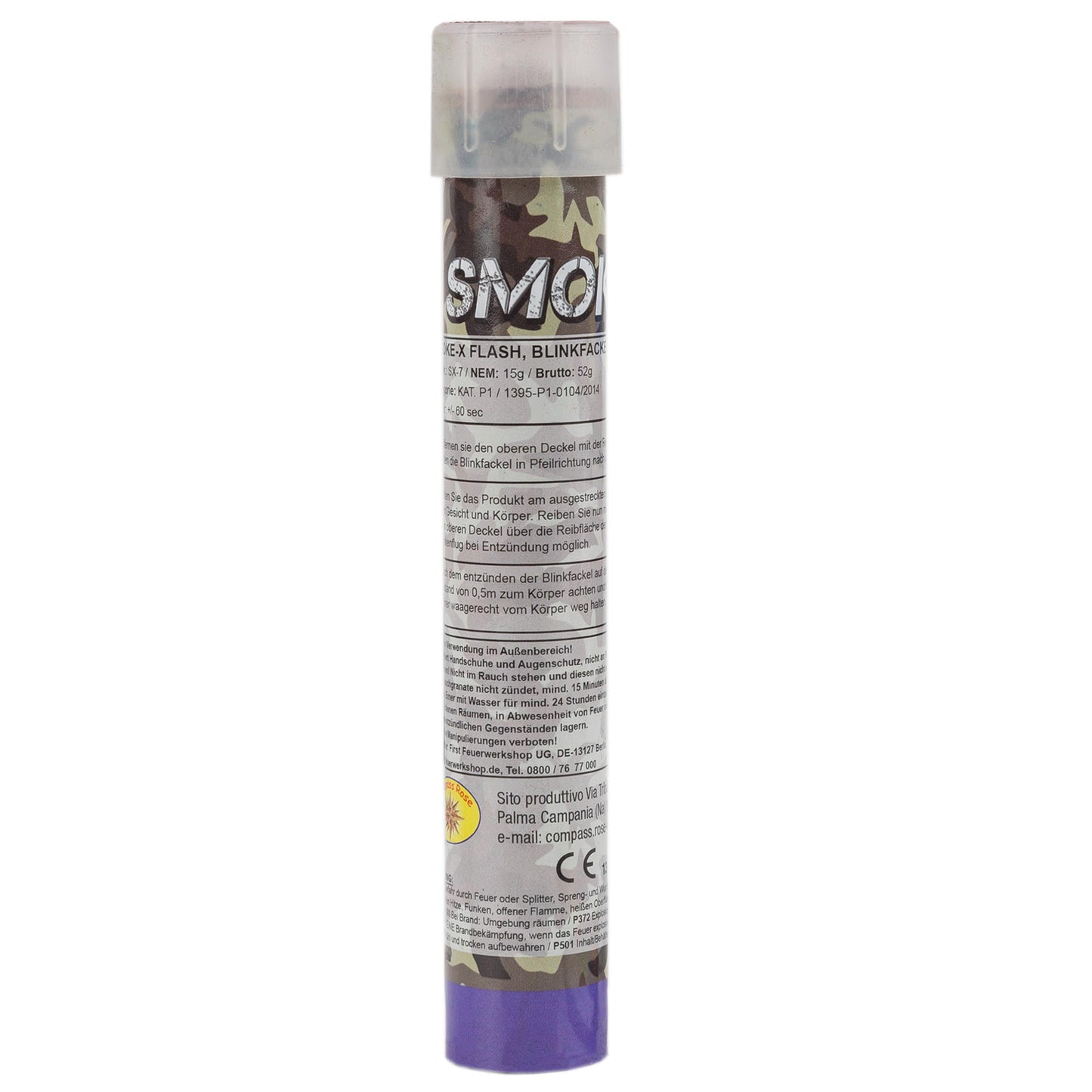 Grenade fumigène SX-4 Hand violet