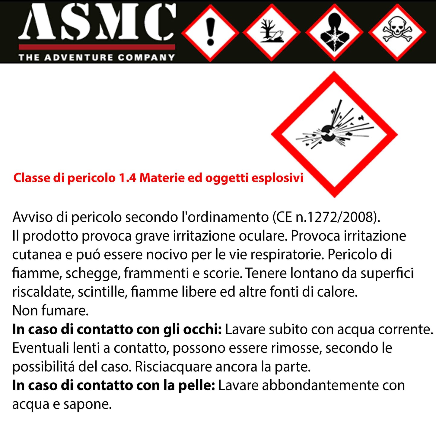 Grenade fumigène SX-4 Hand violet
