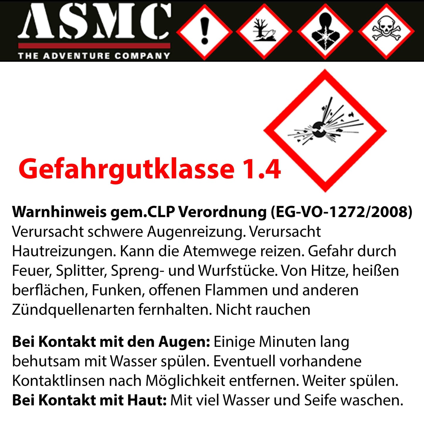 Grenade fumigène SX-4 Hand schwarz