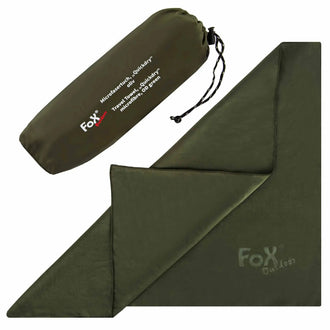 Chiffon microfibre Quickdry olive 130x80 cm