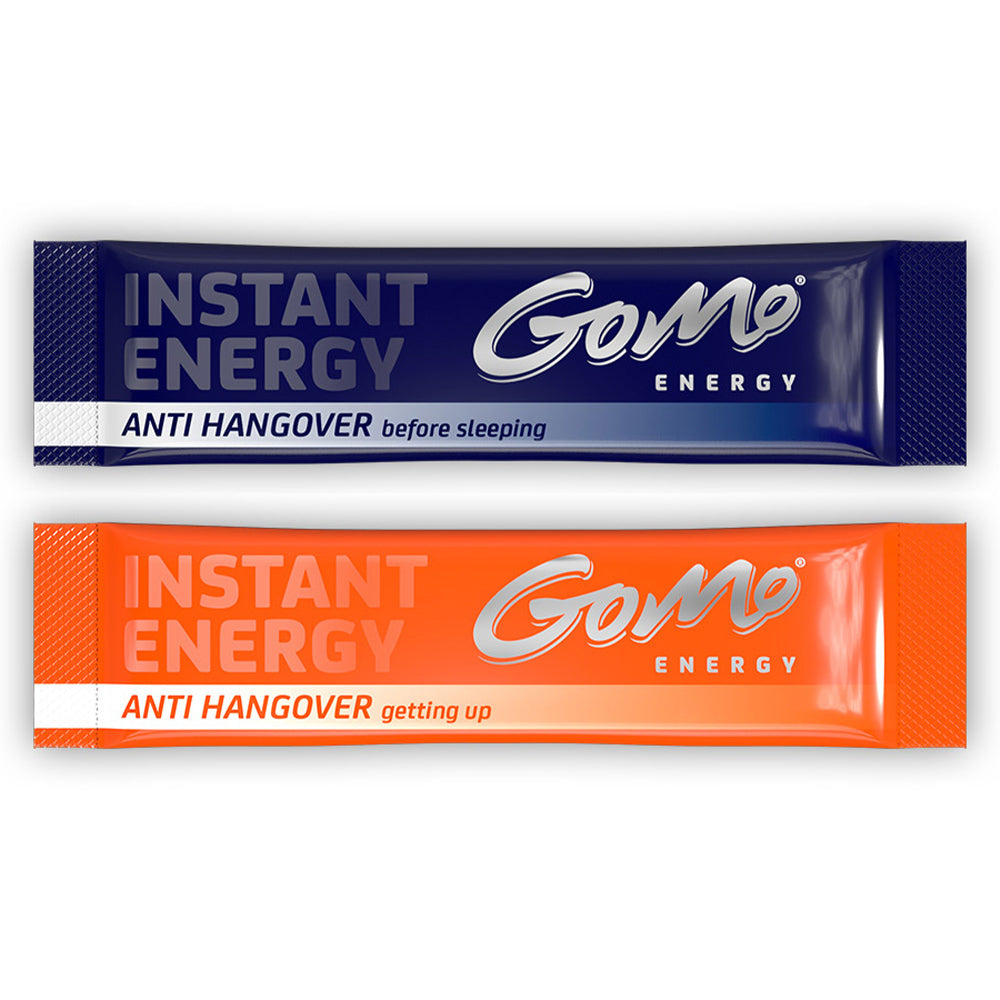 GoMo Poudre Énergisante Anti Hangover Duo Set 2 x 5.3 g