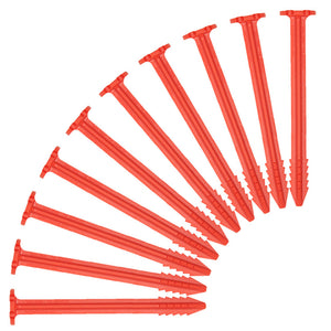 Swiss Piranha Piquet lot de 10 Peg RT120 rouge