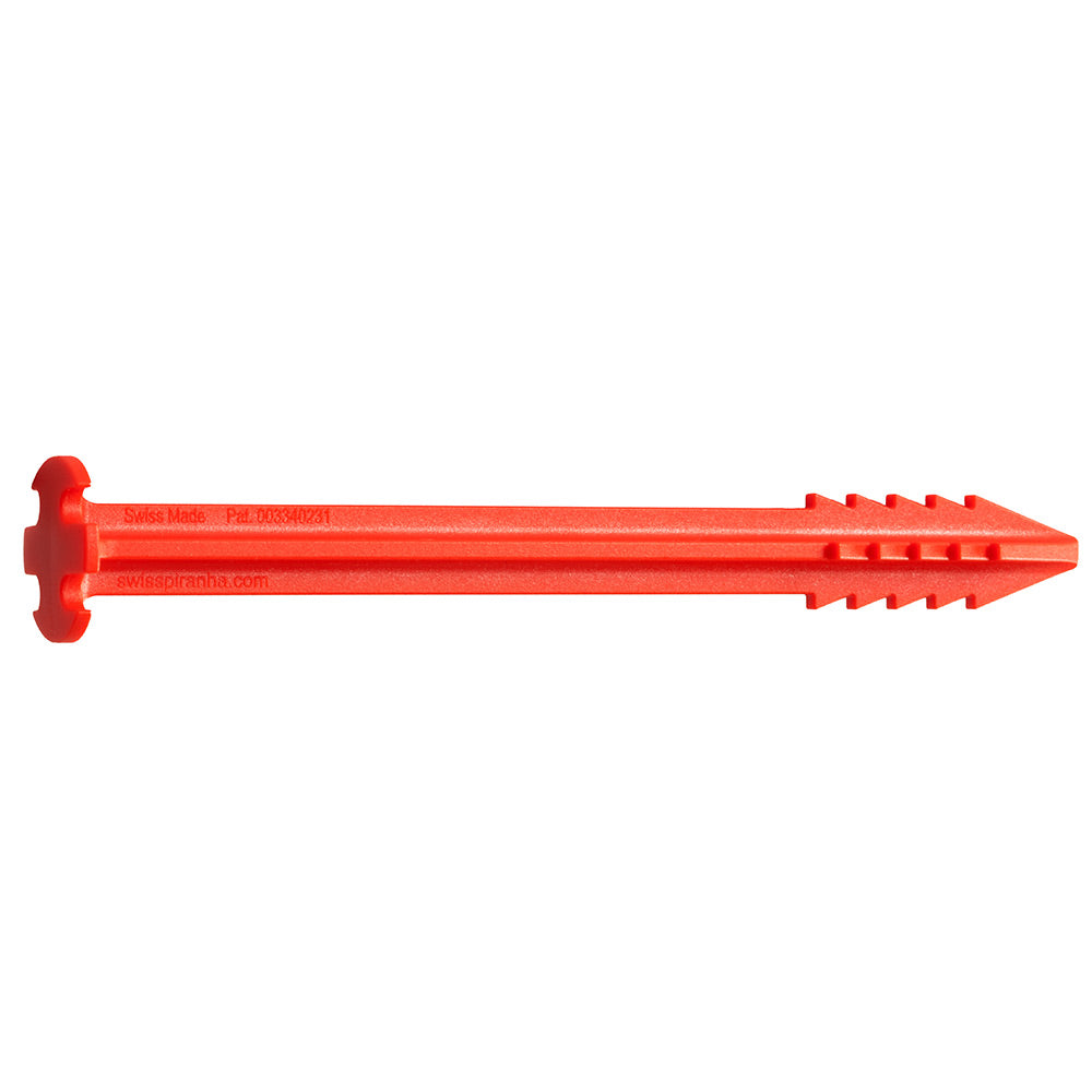 Swiss Piranha Piquet lot de 10 Peg RT120 rouge