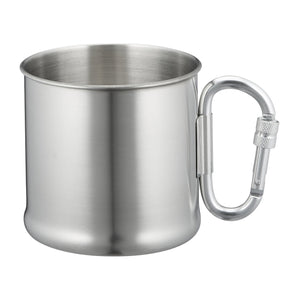 Tasse mousqueton acier inoxydable 500 ml