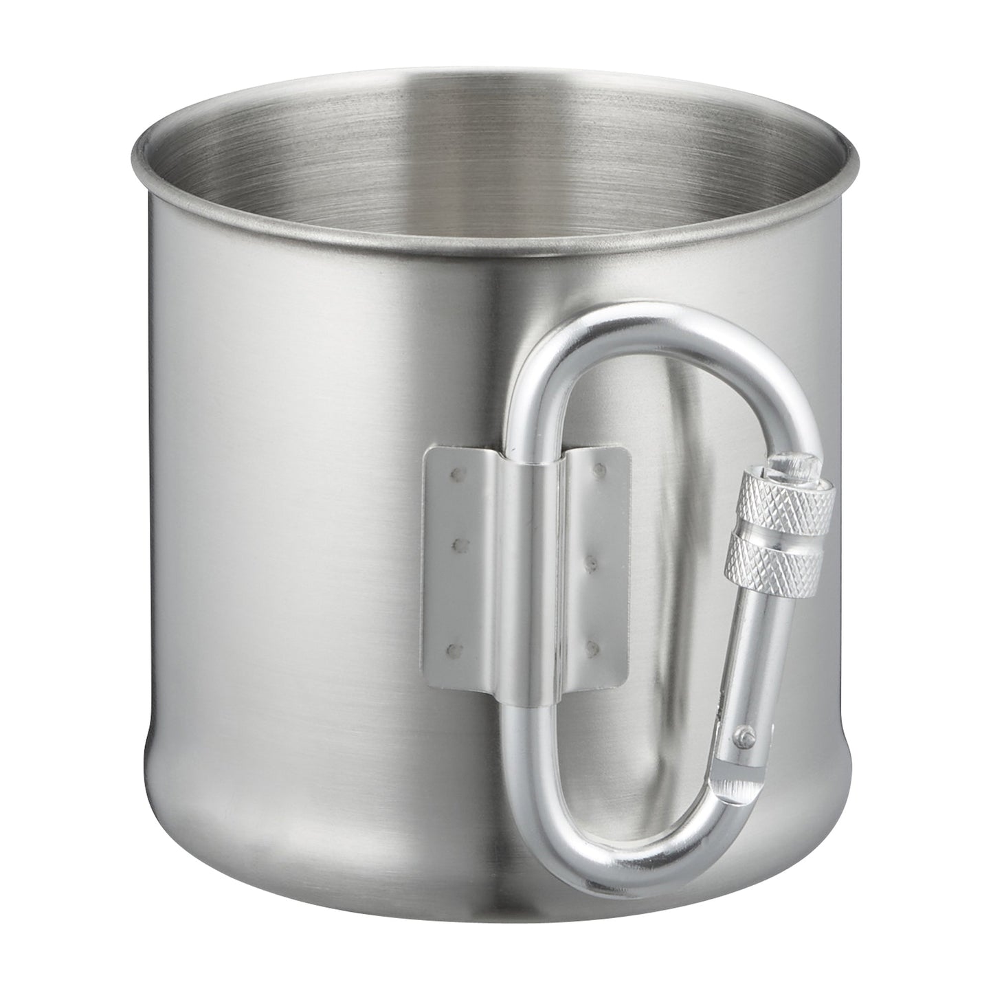 Tasse mousqueton acier inoxydable 500 ml