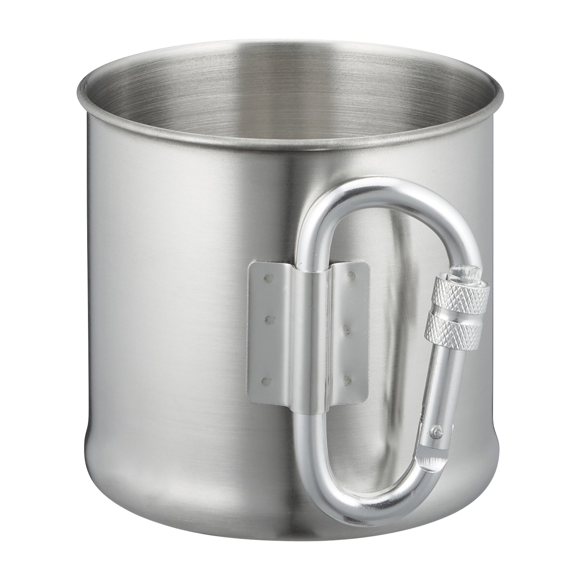 Tasse mousqueton acier inoxydable 500 ml