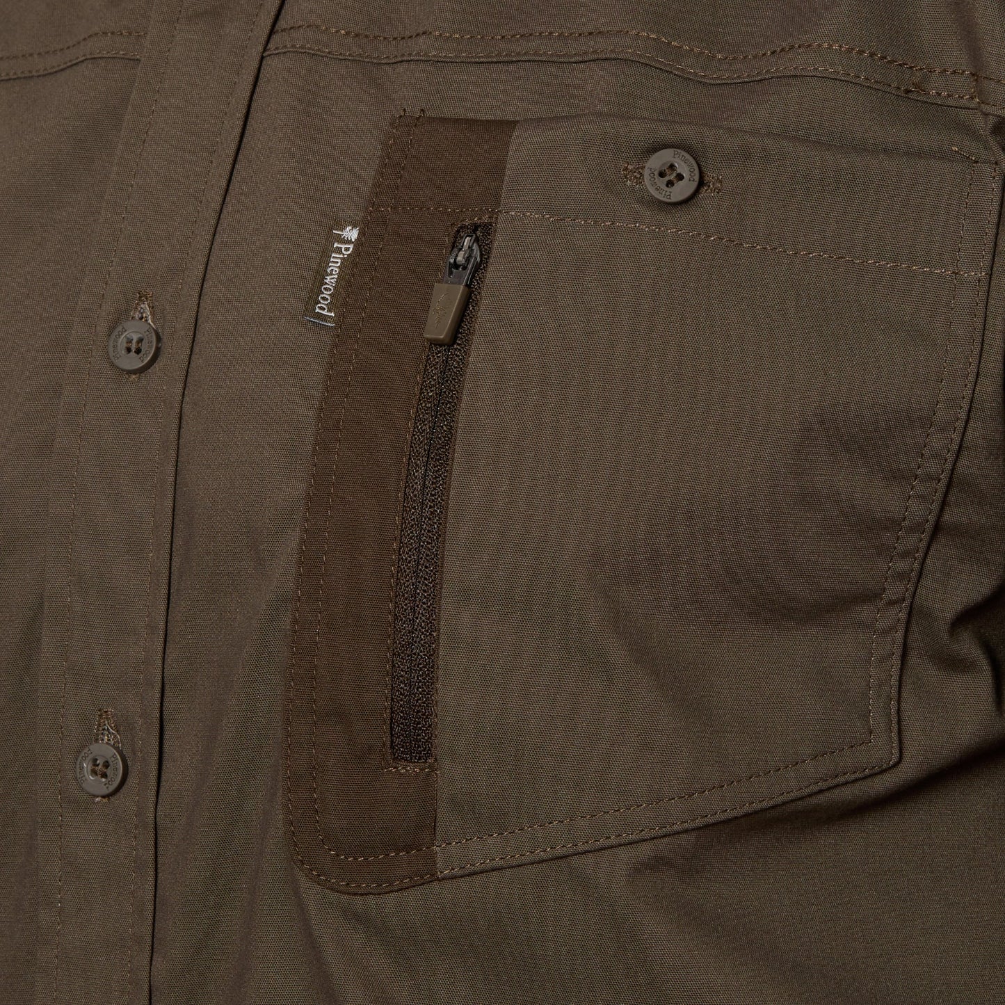 Chemise Tiveden TC InsectStop dark  suede brown