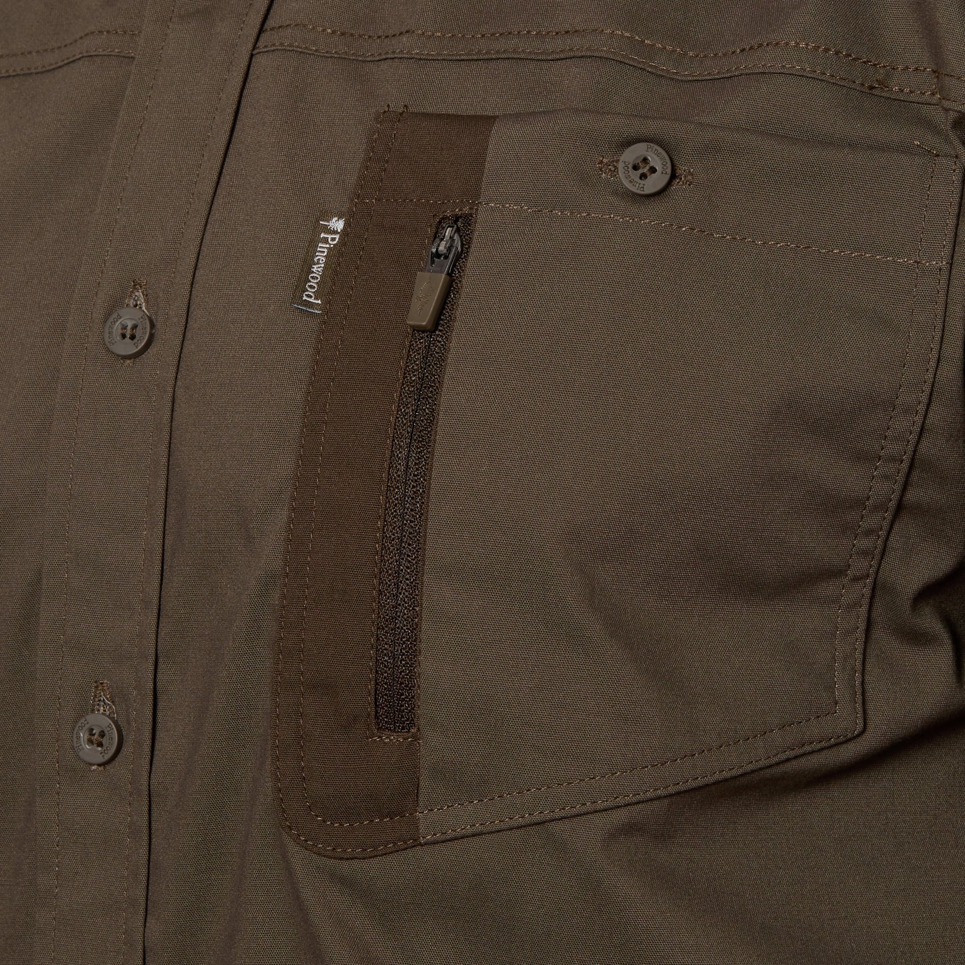 Chemise Tiveden TC InsectStop dark  suede brown