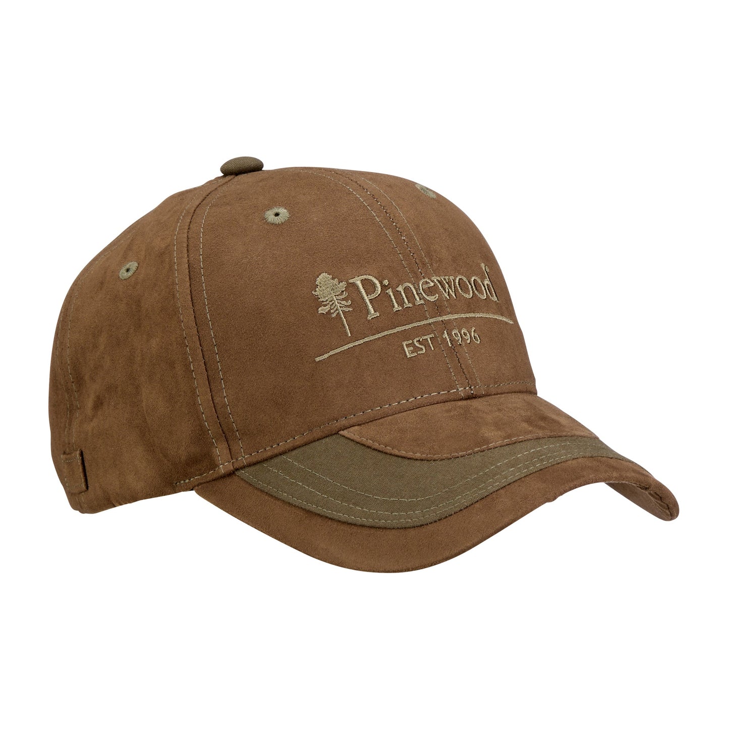 Casquette 2 couleurs suede brown mossgreen