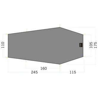 Tapis de sol Floor Sheet LT Gargia 3 gris pierre olive