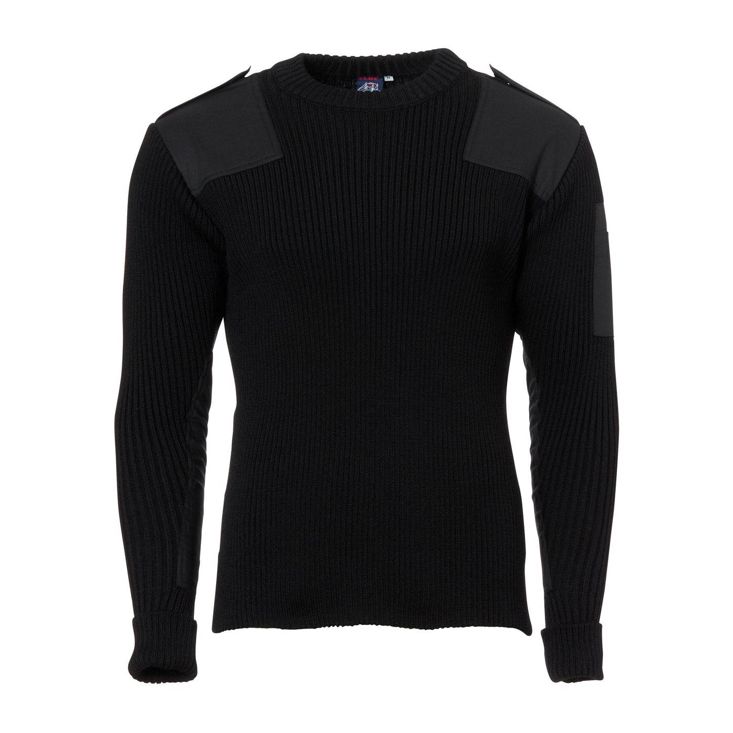 Pull marine côtelé bleu marine