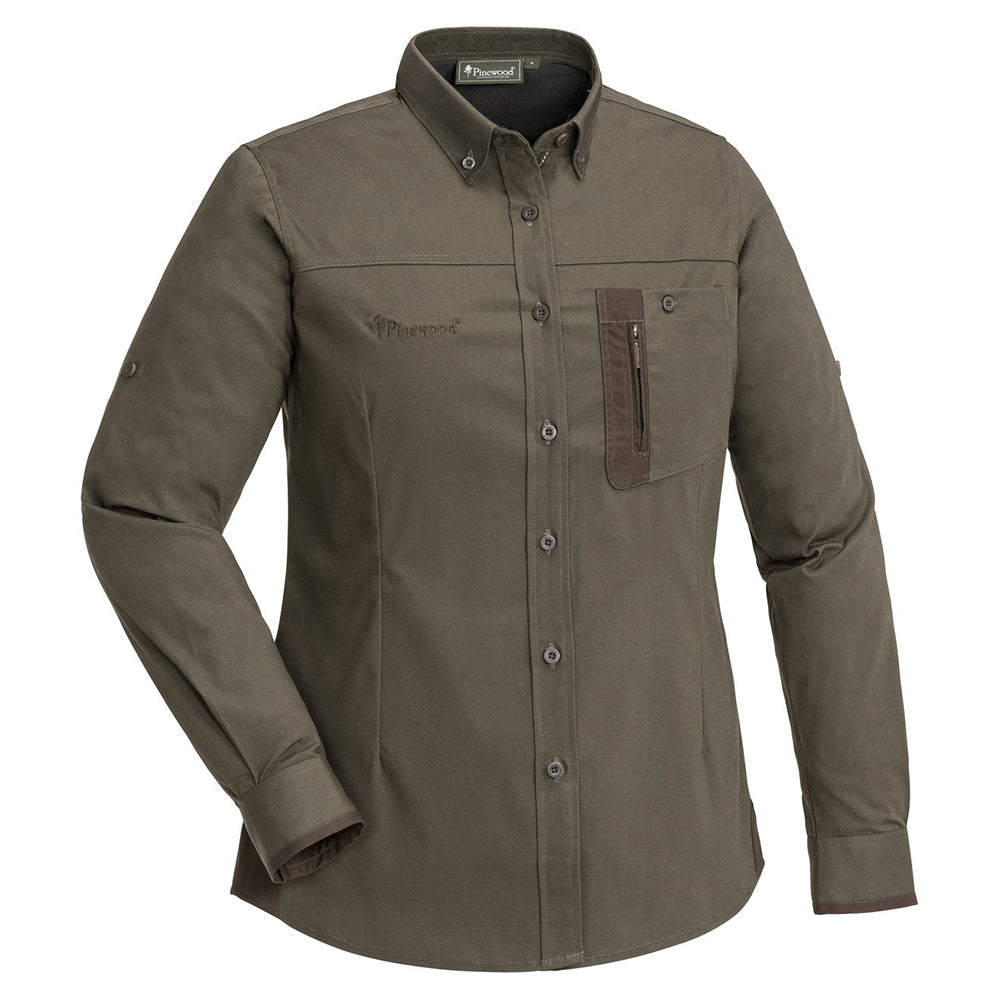 Chemise Tiveden InsectStop  suede brown femme