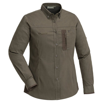 Chemise Tiveden InsectStop  suede brown femme