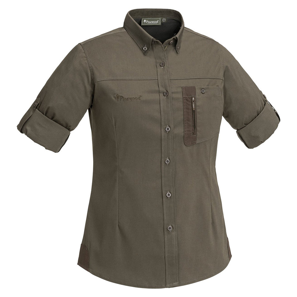 Chemise Tiveden InsectStop  suede brown femme