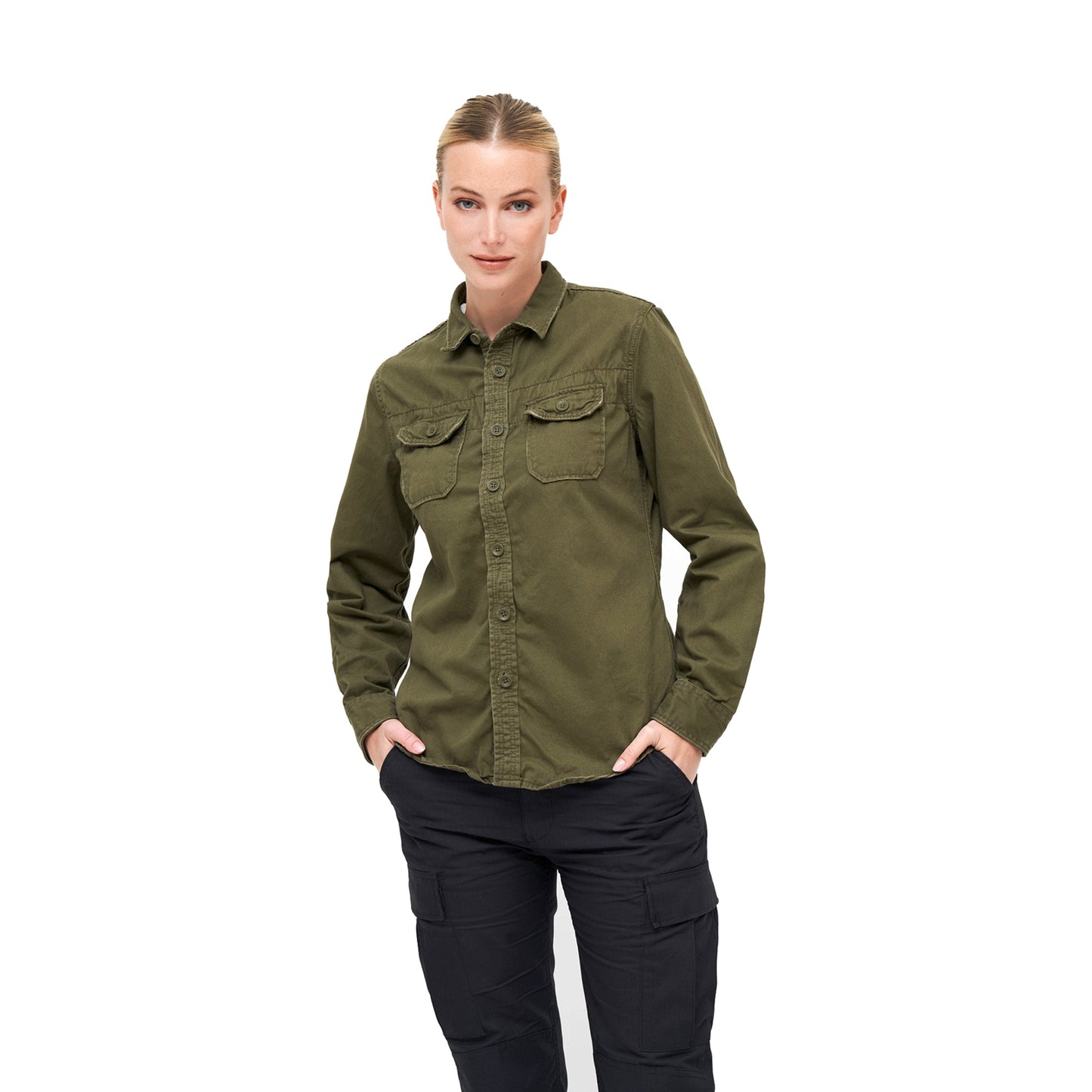 Chemise Vintageshirt Longsleeve  femme