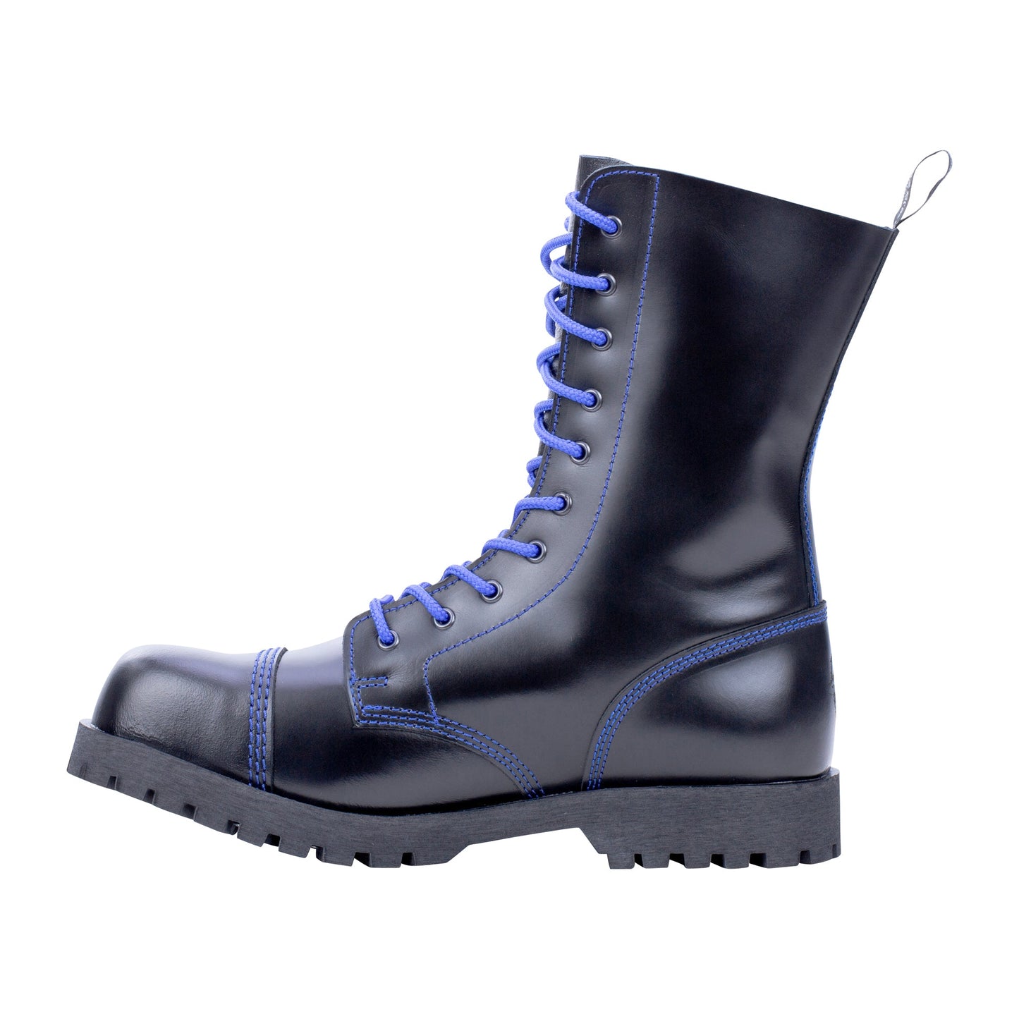 Bottes 10 trous bleu