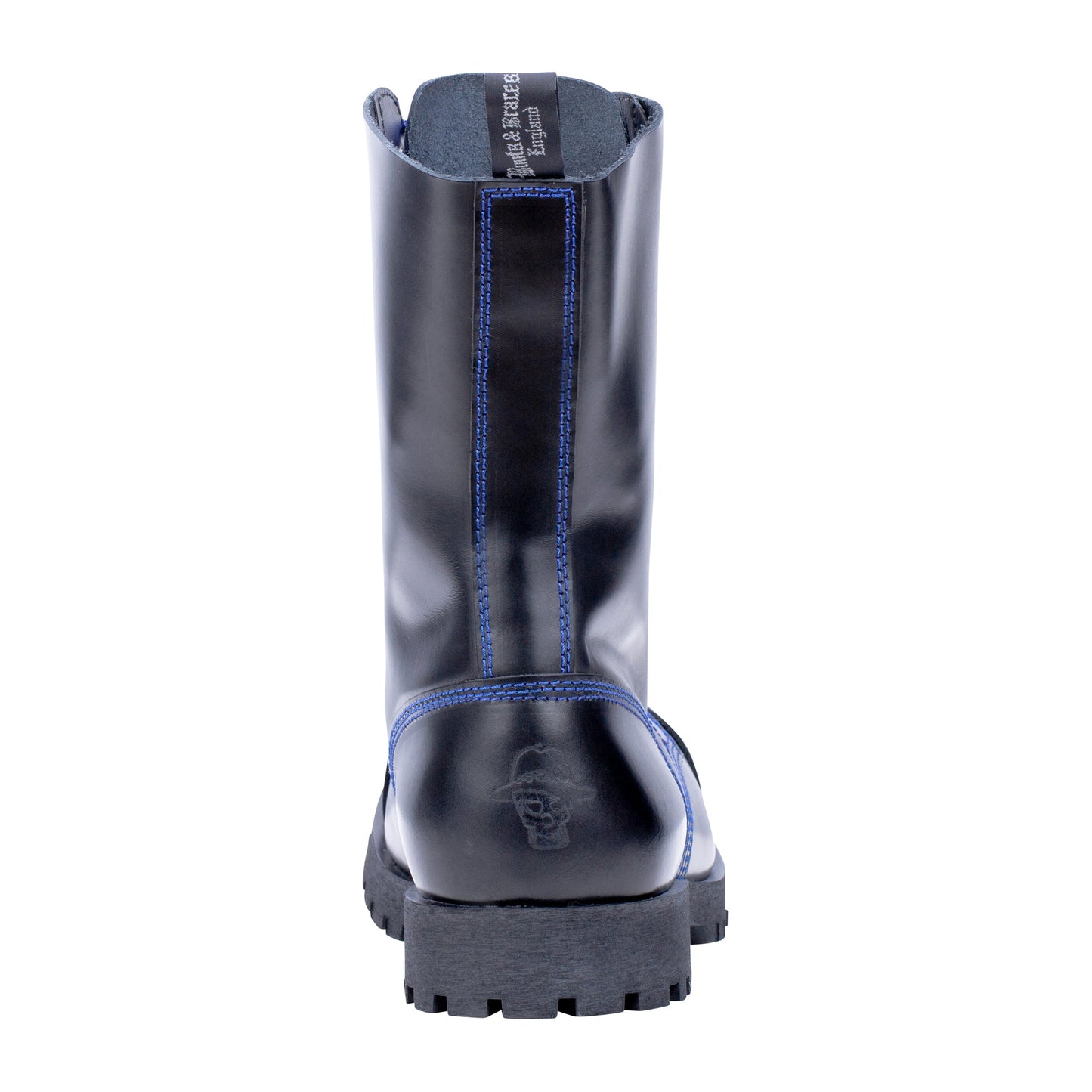 Bottes 10 trous bleu