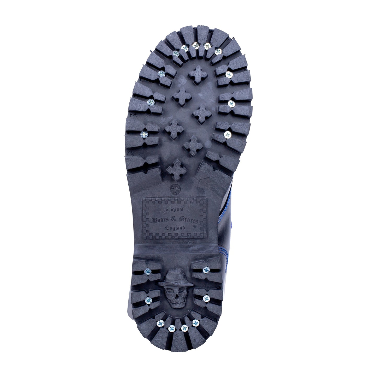 Bottes 10 trous bleu