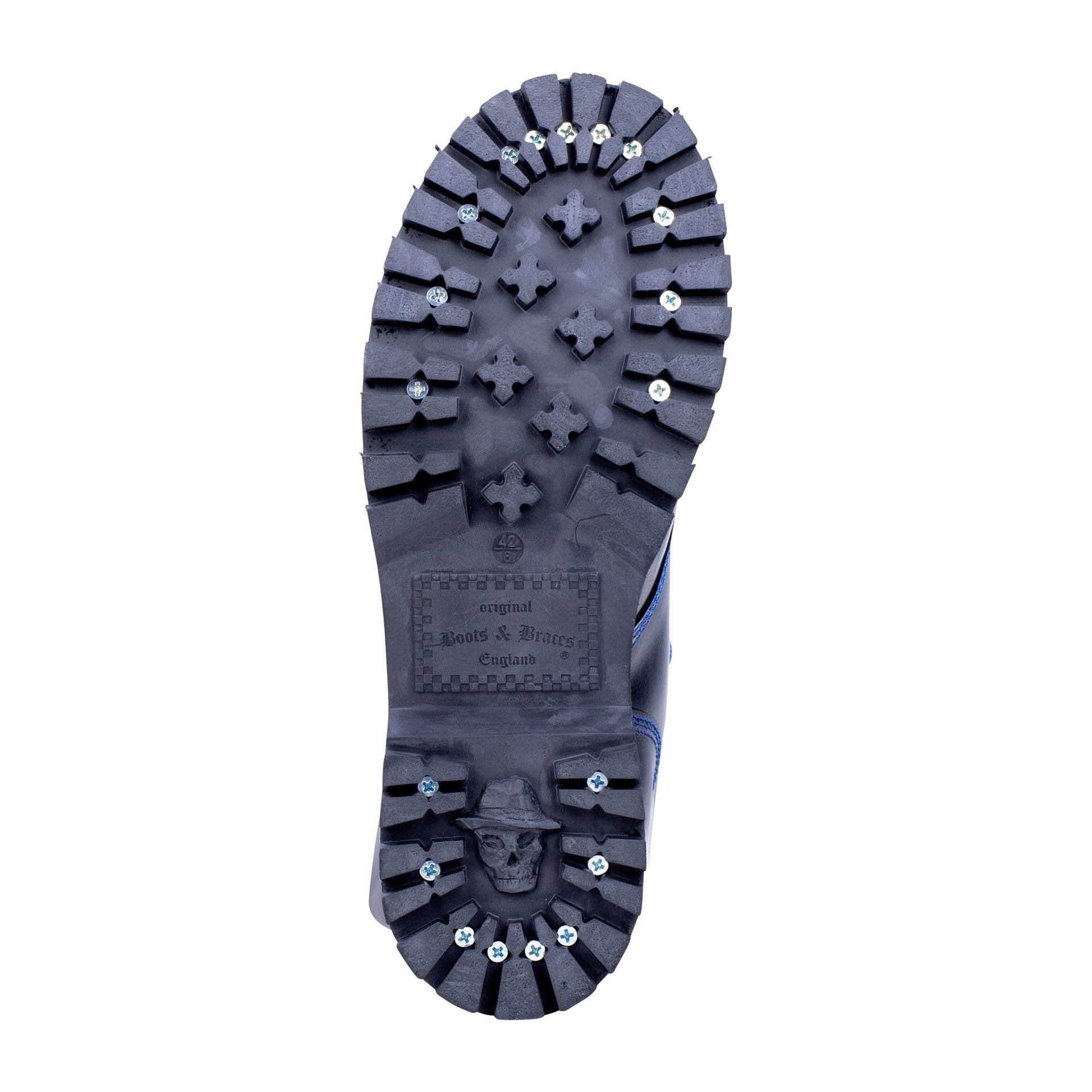 Bottes 10 trous bleu