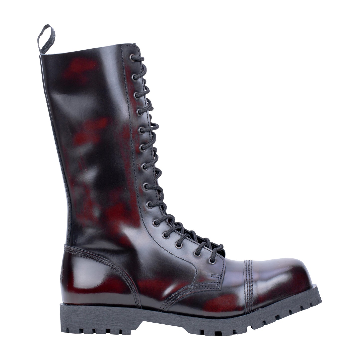 Bottes 14 trous Rub Off burgundy