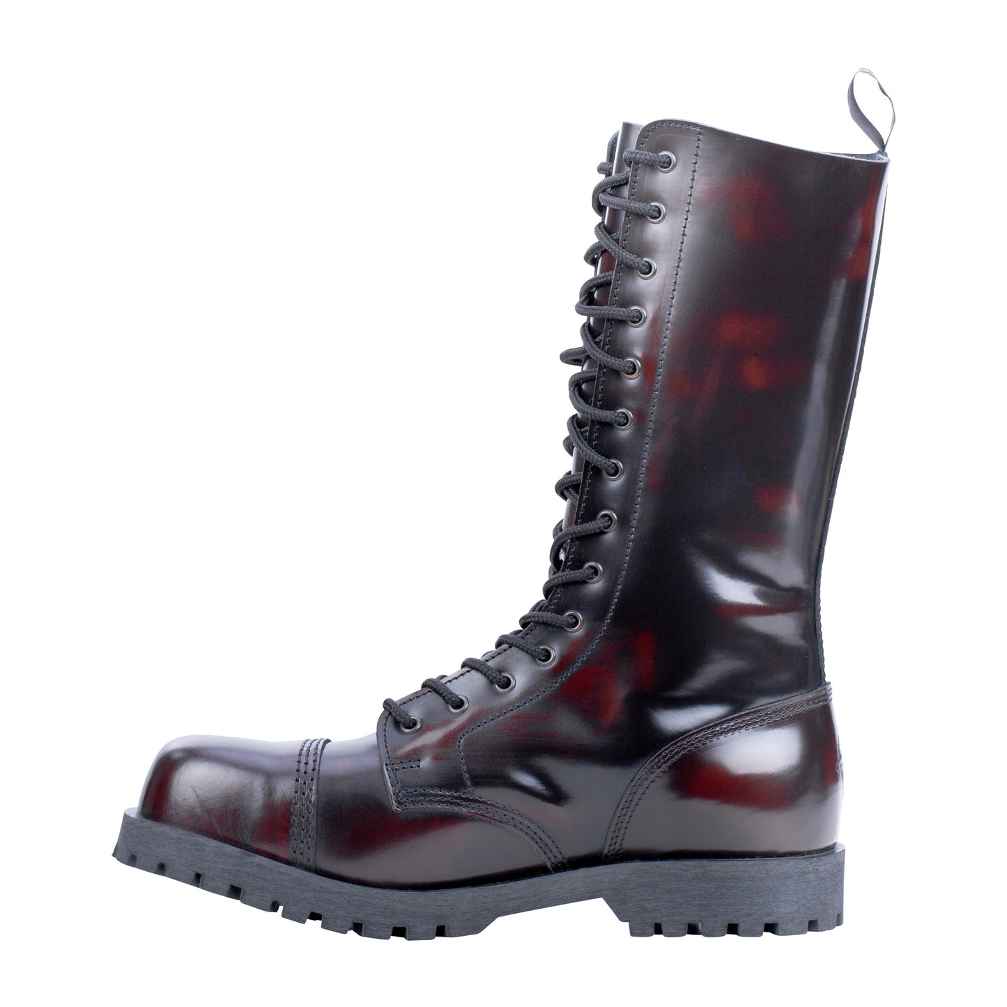 Bottes 14 trous Rub Off burgundy