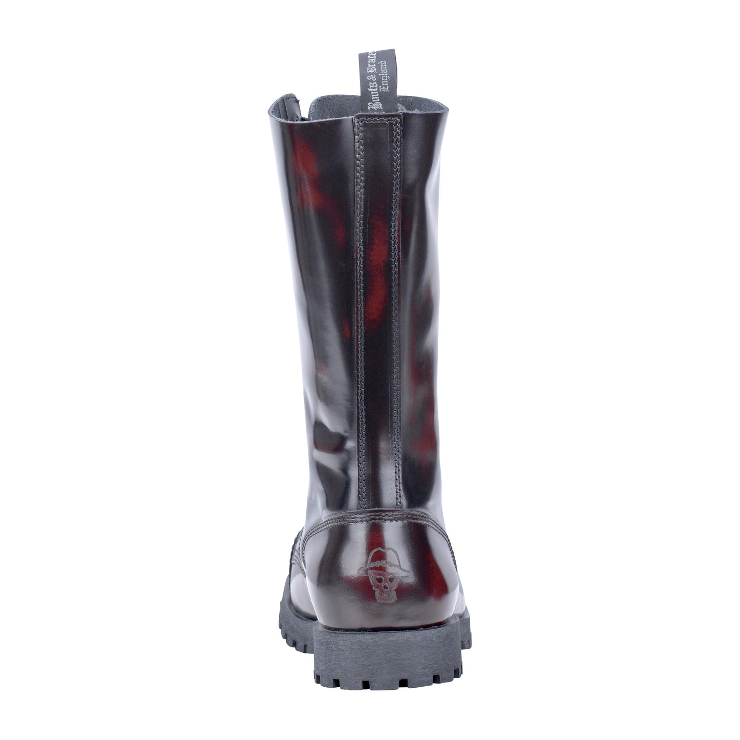 Bottes 14 trous Rub Off burgundy
