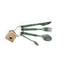 Set de 4 cous brun