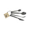 Set de 4 cous brun