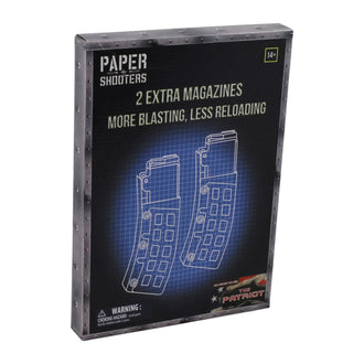 Paper Shooters chargeur de rechange Tactician Patriot lot de 2