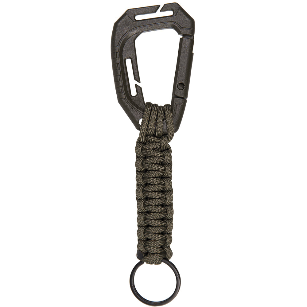 Porte-clés corde de parachute avec Mousqueton Molle oliv