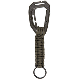 Porte-clés corde de parachute avec Mousqueton Molle oliv