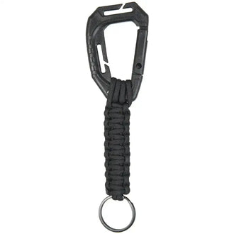 Porte-clés en corde de parachute avec mousqueton