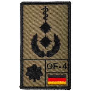 Café-Viereck Patch Grade Oberfeldarzt