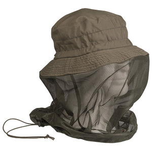 Chapeau de brousse avec moustiquaire