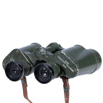 Jumelles hongroises 6 x 30 avec étui en cuir, d’occasion