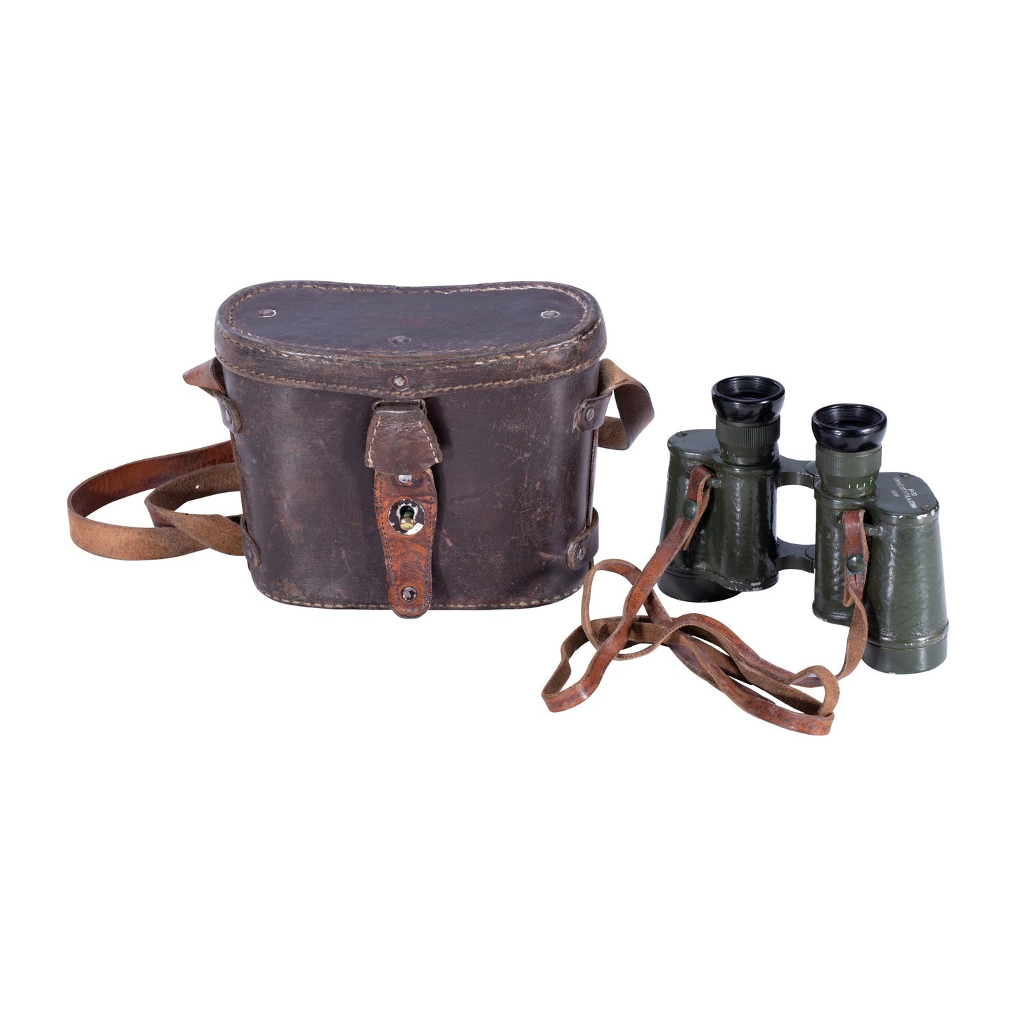 Jumelles hongroises 6 x 30 étui en cuir  occasion