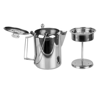 Cafetière avec percolateur en acier inoxydable
