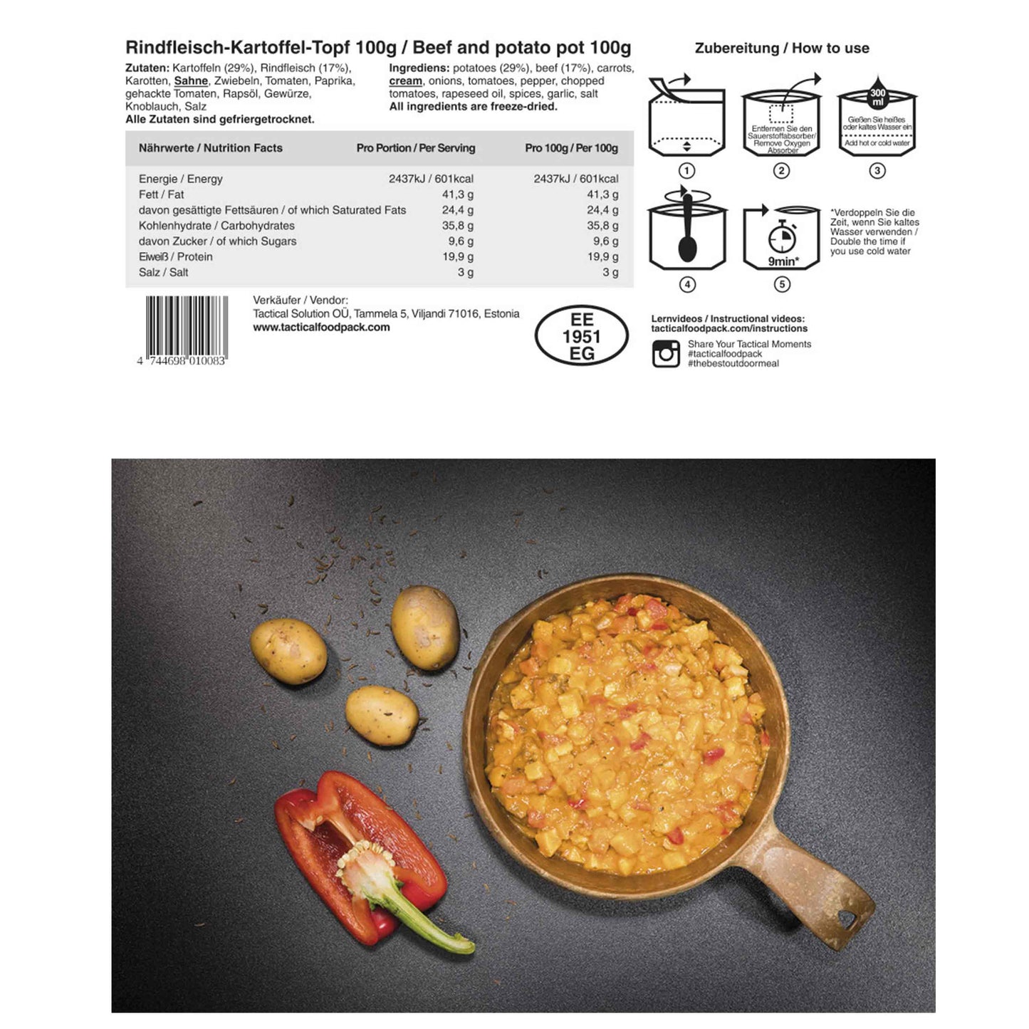 Pot de boeuf et pommes de terre