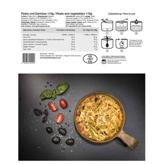 Pâtes et légumes