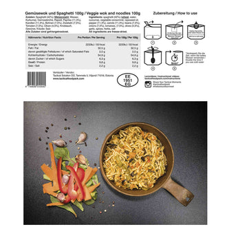 Wok végétarien et nouilles