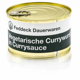 Plat cuisiné en boîte Currywurst végétarienne avec sauce au curry 400 g